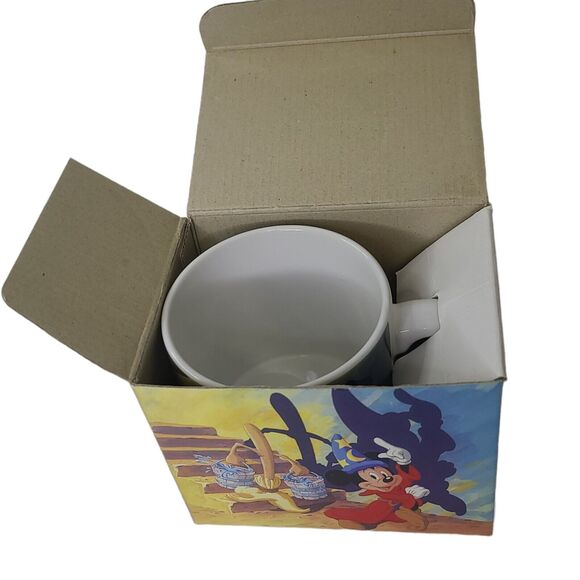 Vintage Disney Fantasia 50th Anniversary 1940-1990 Coffee Mug Original Box Japan - Picture 9 of 12